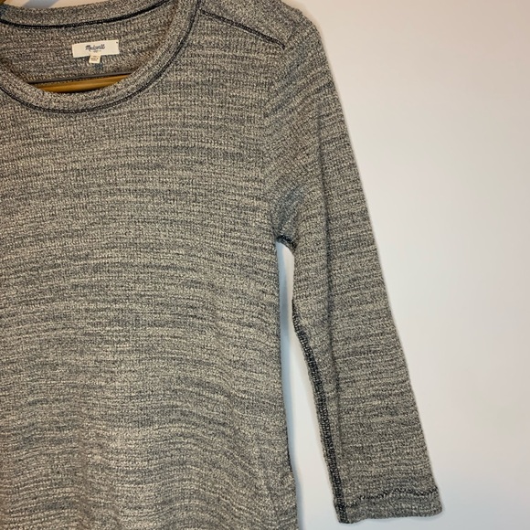 Madewell Gray Long Sleeve Sweater size Medium - Picture 5 of 16